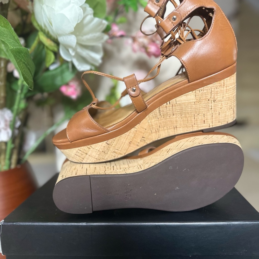 Coach Wedge sandals, Gladiator style. Like New!!